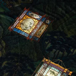 Grand Tour by Vito Nesta Plaid in velluto con Lanterne Cinesi><noscript><img width=