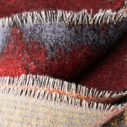 Somma 1867 Plaid Jacquard Bliss in Lana Merino e Cashmere di Draga&Aurel> Coperte