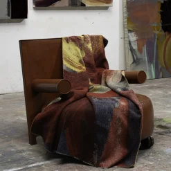 Somma 1867 Plaid Jacquard Bliss in Lana Merino e Cashmere di Draga&Aurel><noscript><img width=