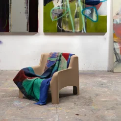 Somma 1867 Plaid Jacquard Flux in Lana Merino e Cashmere di Draga&Aurel><noscript><img width=