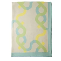 altreforme Plaid Signature In Lana e Cashmere Menta> Coperte