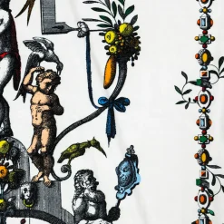 Grand Tour by Vito Nesta Pompei Plaid in velluto con disegno di grottesca> Coperte