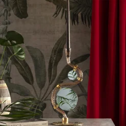 Aina Kari Porta Candela Double-Face The 4 Bridges over Canal Grande Color Caffè> Candelieri E Portacandele