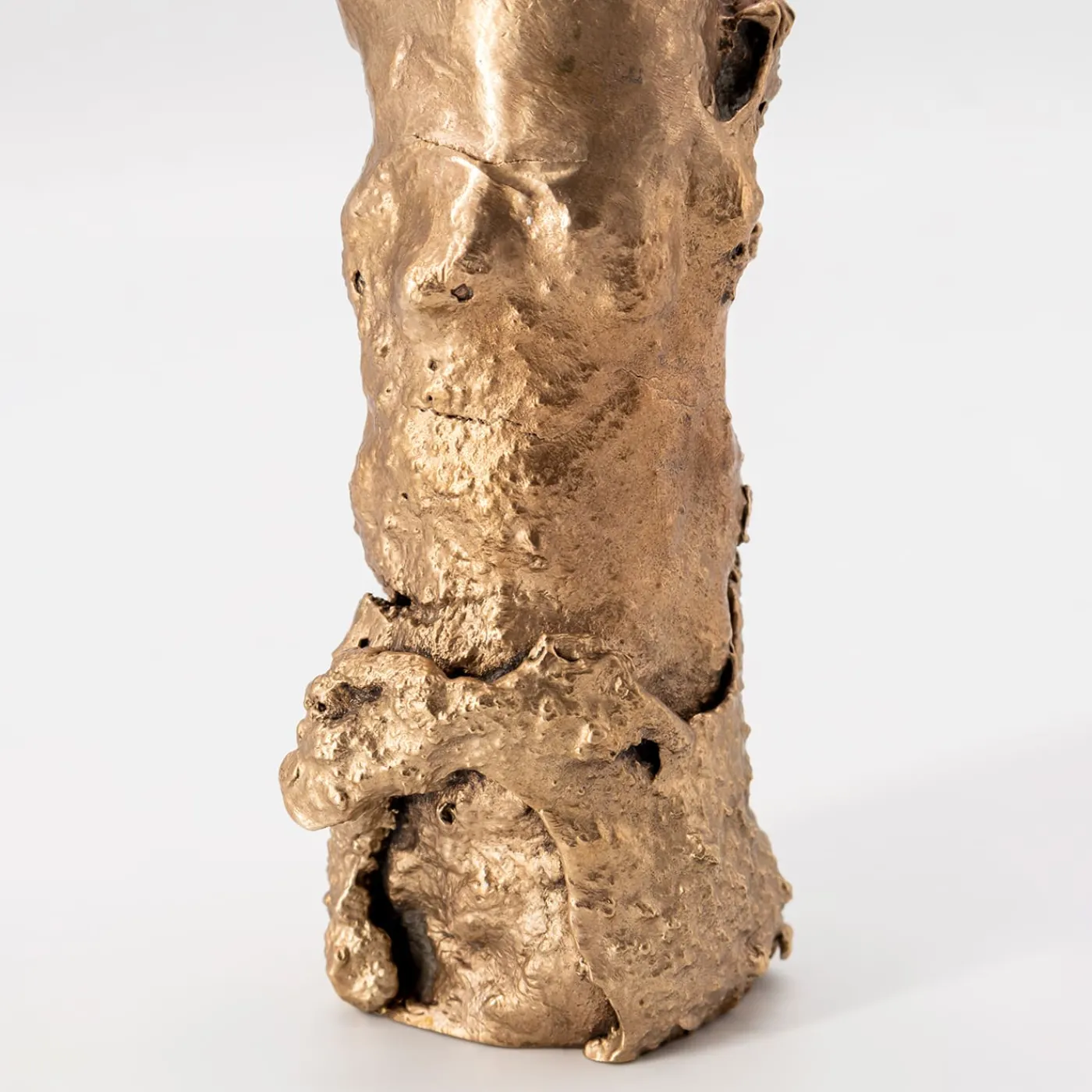 Tipstudio Porta Candela in Bronzo Forma Fluida> Candelieri E Portacandele