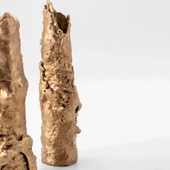 Tipstudio Porta Candela in Bronzo Forma Fluida><noscript><img width=