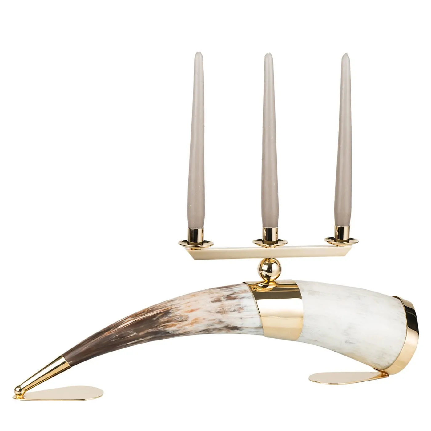 Selezioni Domus Porta Candela in Corno di Bufalo Africano> Candelieri E Portacandele