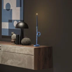 Aina Kari Portacandele a nodo blu veneziano><noscript><img width=