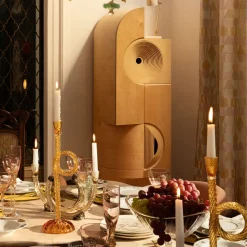 Aina Kari Portacandele a nodo in ambra veneziana><noscript><img width=