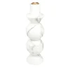 FiammettaV Home Collection Portacandele alto in marmo bianco di Jacopo Simonetti> Candelieri E Portacandele
