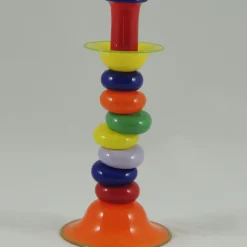 Gambaro e Tagliapietra Portacandele arancione Bilico> Candelieri E Portacandele