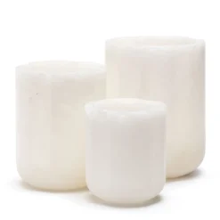 Editions Milano Portacandele Arch L in Onice bianco di Piet Boon> Candelieri E Portacandele