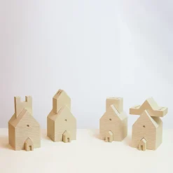 Pimar Limestone Portacandele "Casetta" #2 di Ugo La Pietra> Candelieri E Portacandele