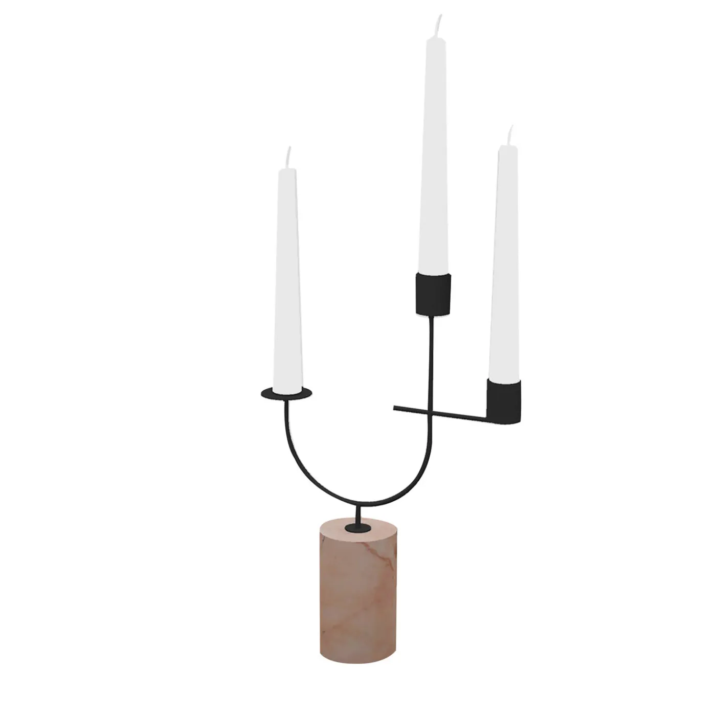 Nunzia Ponsillo Portacandele Equilibrista Pink Portogallo> Candelieri E Portacandele