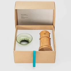 Pieces of Venice Portacandele in legno e vetro di Murano Faro 4177 Briccola><noscript><img width=