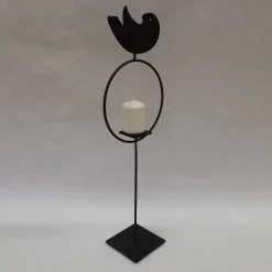 AV Metal Portacandele in metallo Uccellino B> Candelieri E Portacandele