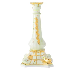 Coralla Maiuri Portacandele in porcellana verde> Candelieri E Portacandele