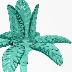 Grand Tour by Vito Nesta Portacandele Las Palmas medio in vetro soffiato verde acqua> Candelieri E Portacandele