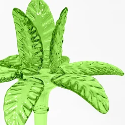 Grand Tour by Vito Nesta Portacandele Las Palmas medio in vetro soffiato verde> Candelieri E Portacandele