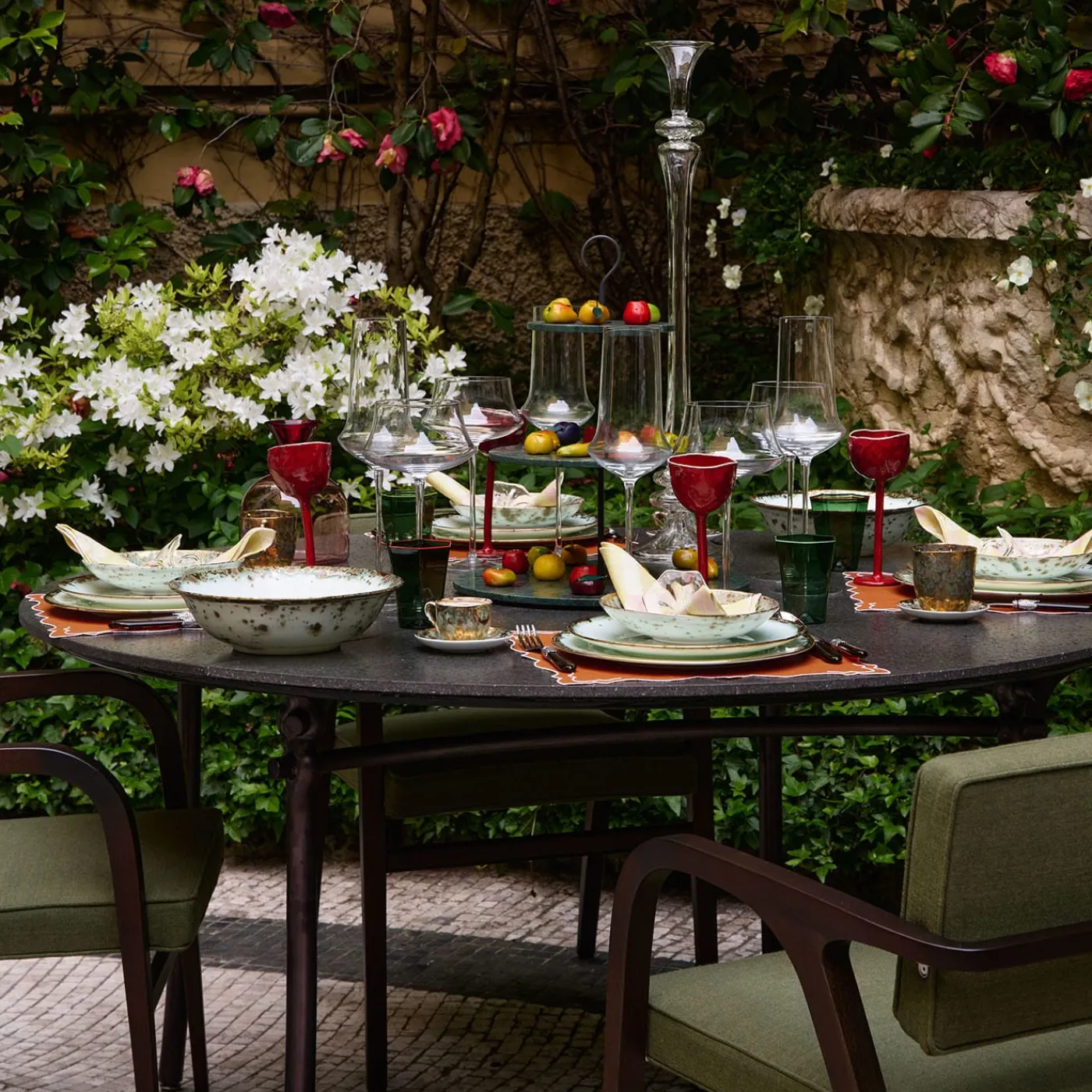 VGnewtrend Portacandele medio Royal Pirex> Candelieri E Portacandele