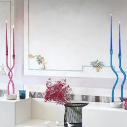 Aina Kari Portacandele Thew Blu Hug Of Artisans><noscript><img width=