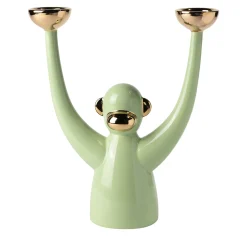 Andrea Maestri Portacandele verde Zoe> Candelieri E Portacandele