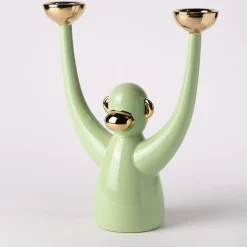 Andrea Maestri Portacandele verde Zoe> Candelieri E Portacandele