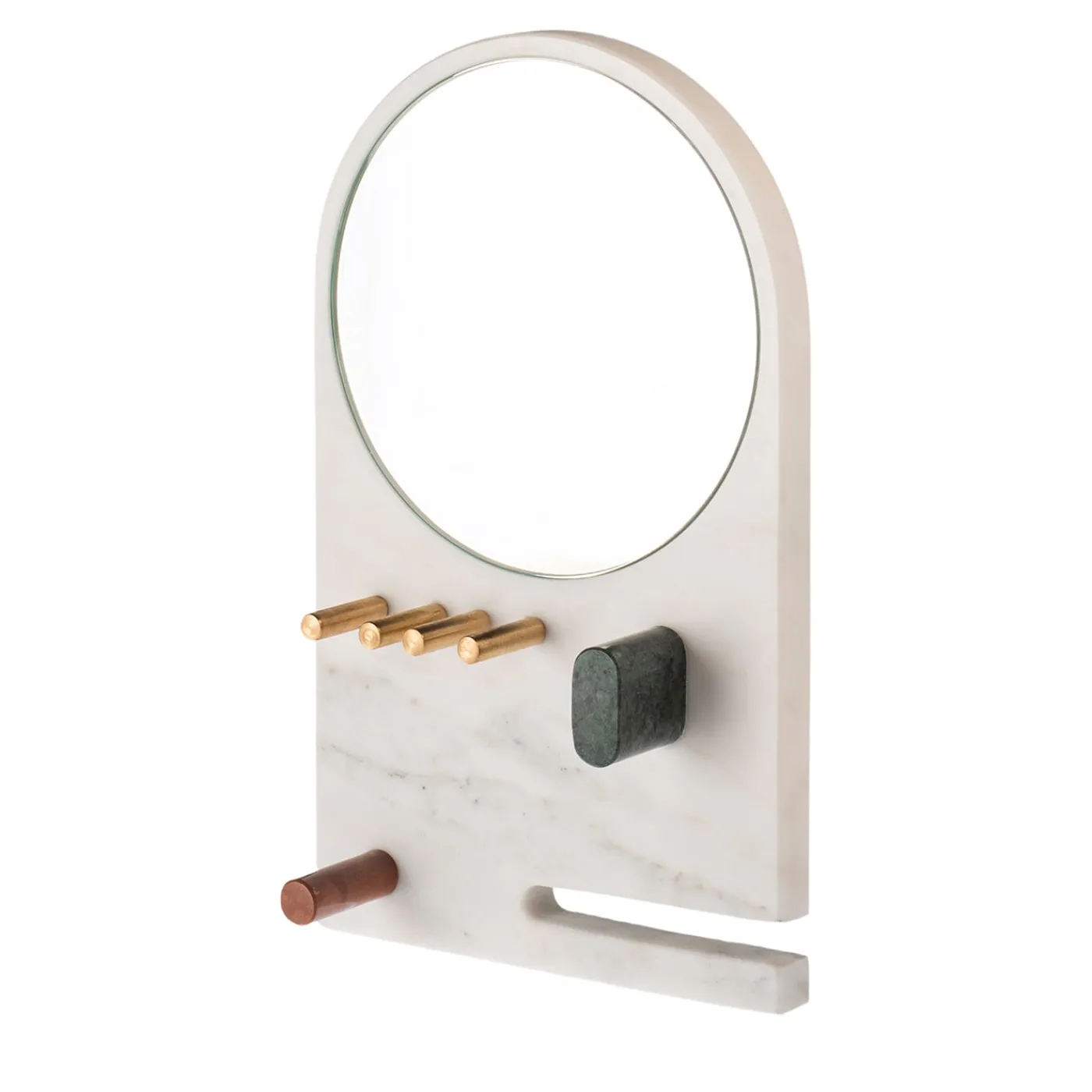 Kimano Portagioie Lunatico Bianco Carrara di Cecilia Alemagna> Sculture Da Parete