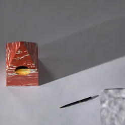 Carcino Design Portagioie Nostalgia in marmo rosso><noscript><img width=