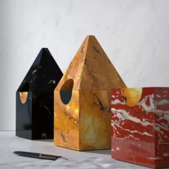 Carcino Design Portagioie Nostalgia in marmo giallo><noscript><img width=