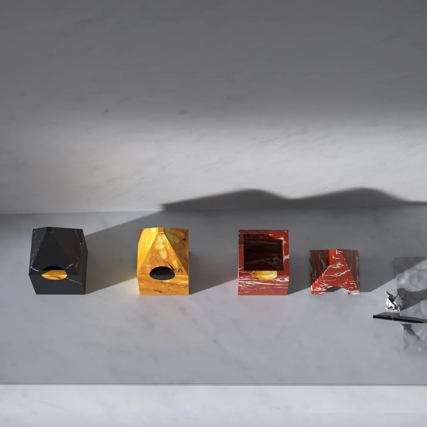 Carcino Design Portagioie Nostalgia in marmo nero> Portagioie