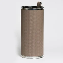 Pinetti Portaombrelli in pelle color taupe> Portaombrelli