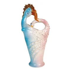 Alessandro Iudici Portaombrelli Leda e il Cigno in ceramica> Portaombrelli