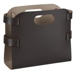 ADJ Style Portariviste in pelle cioccolato e cappuccino> Portariviste