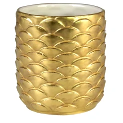 Villari PORTASPAZZOLINO PAVONE - ORO> Arredo Bagno