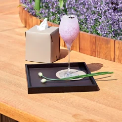 ADJ Style Portatovaglioli Cappuccino in pelle liscia di Ekaterina Borovkova><noscript><img width=