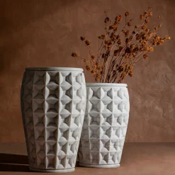 Kreoo Portavasi grande Dawn in marmo Bianco del Re><noscript><img width=