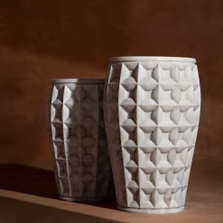 Kreoo Portavasi grande Dawn in marmo Bianco del Re><noscript><img width=