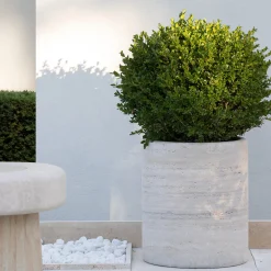 Veltha Outdoor Stone Design Portavasi in Travertino Lapis><noscript><img width=