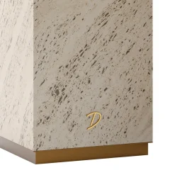 Dolcefarniente Outdoor by DFN Portavaso squadrato retroilluminato Eternal grande in Marmo Travertino di Bebo & Angel><noscript><img width=