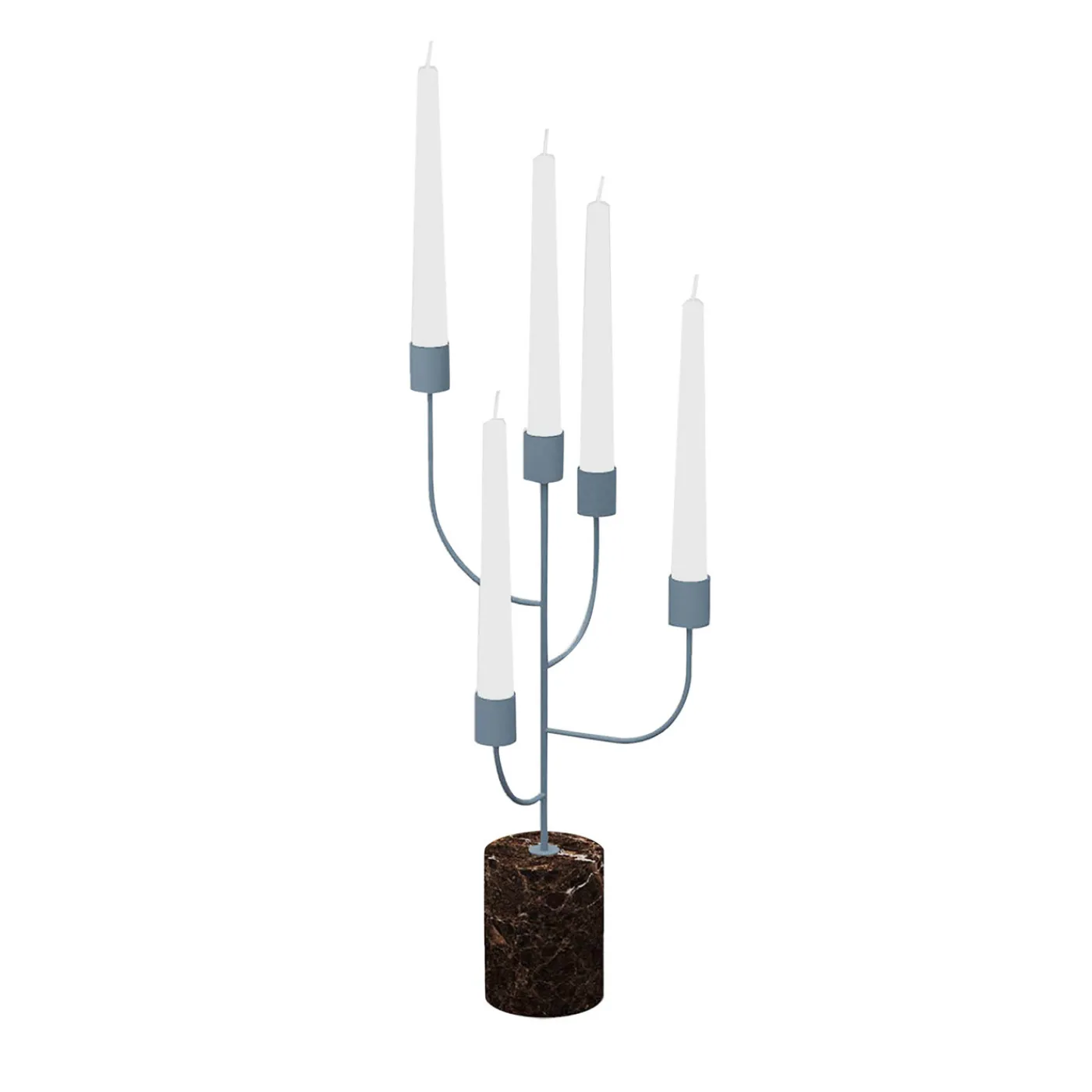 Nunzia Ponsillo Rami Emperador Portacandele blu e scuro> Candelieri E Portacandele