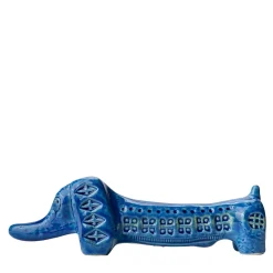 Bitossi Ceramiche Rimini Blu Basset Hound Figura di Aldo Londi> Statuine