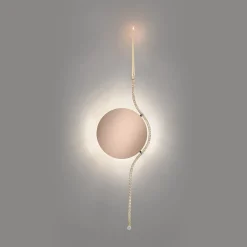 Aina Kari Rising Sun V Specchio da parete con finitura champagne e bronzo><noscript><img width=