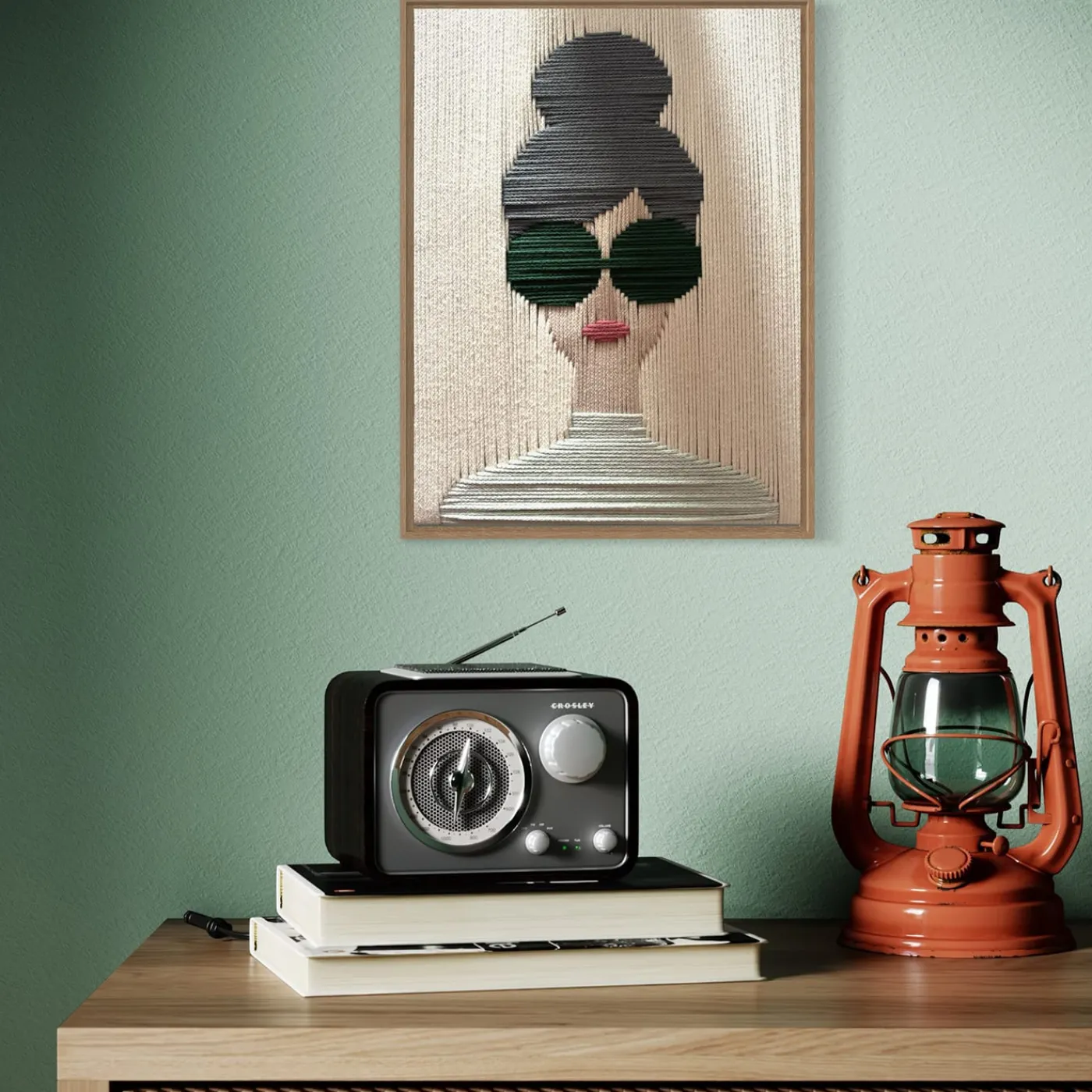 Kubel Design Ritratto Arazzo multicolore #3> Pannelli Decorativi