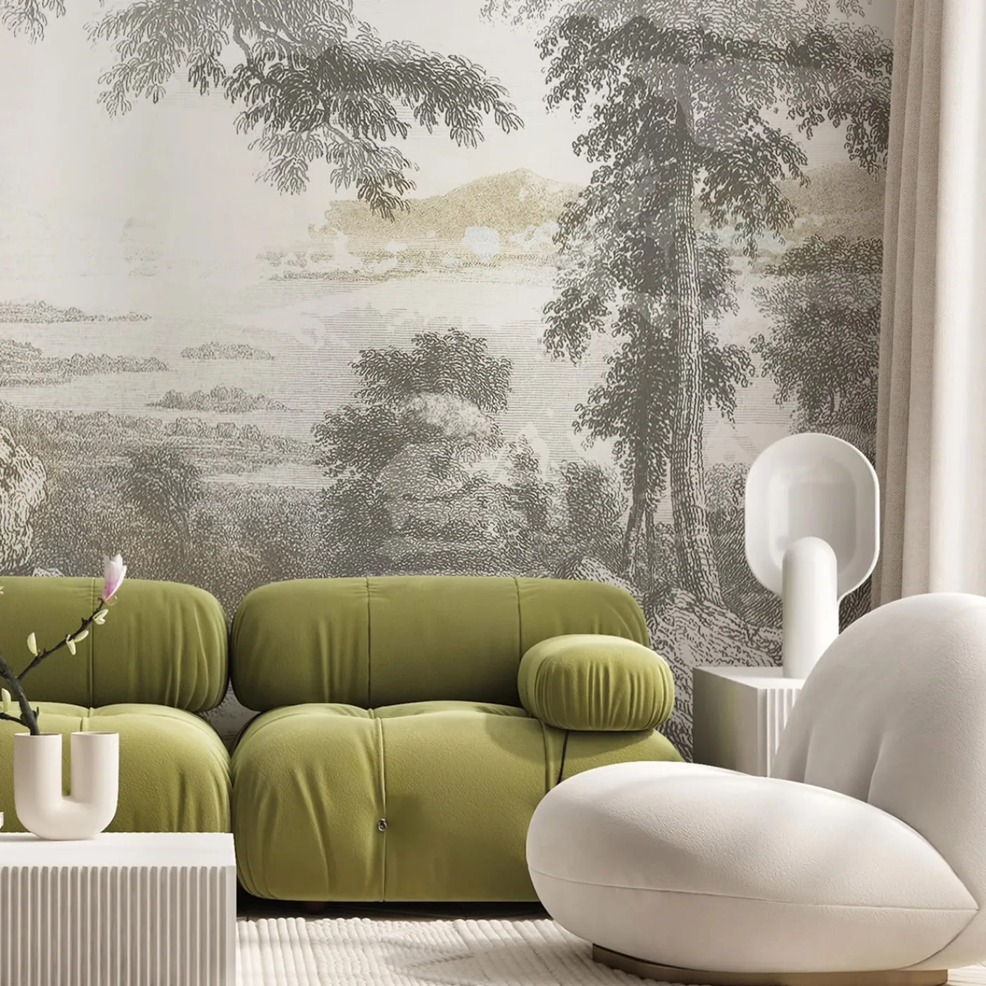 Officinarkitettura River Misto Panorama Carta da parati> Carte Da Parati