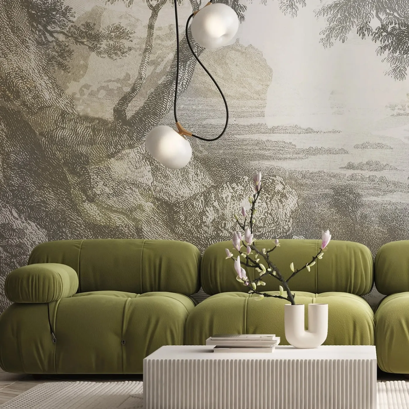 Officinarkitettura River Misto Panorama Carta da parati> Carte Da Parati