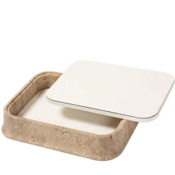 Giobagnara Rodi Marble Box rettangolare grande> Portagioie