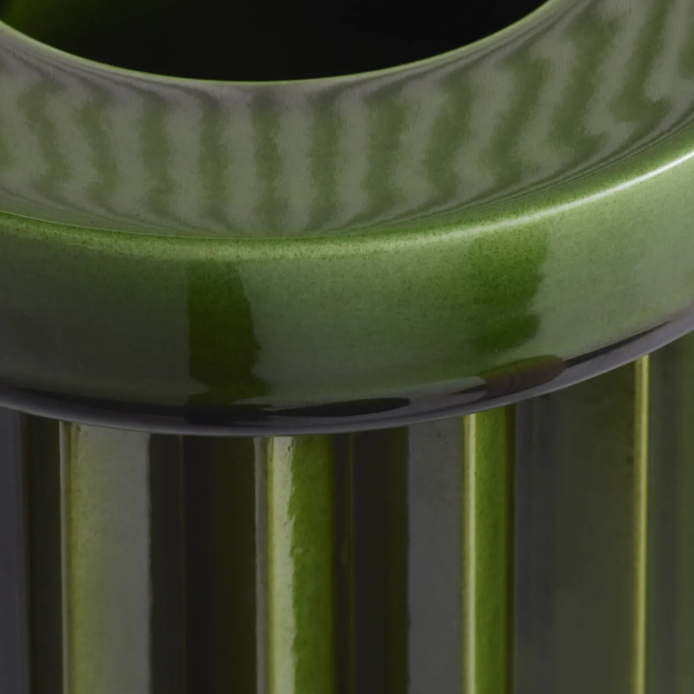 Mutina Rombini B Vaso Verde di Ronan e Erwan Bouroullec> Vasi Da Fiori