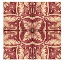 Studio Le Nid Rosso Ficus Indica Set di 4 piastrelle #4> Piastrelle E Pavimenti