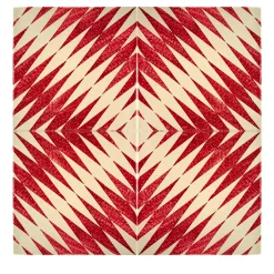 Studio Le Nid Rosso Ficus Indica Set di 4 piastrelle #2> Piastrelle E Pavimenti