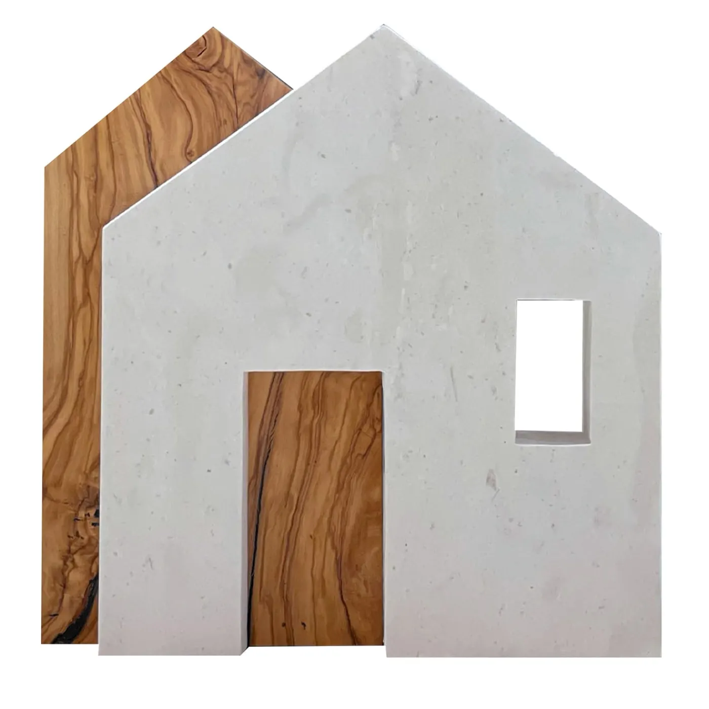 Pimar Limestone Ruderi 05 Scultura in Legno d'Ulivo e Pietra Leccese> Sculture Decorative